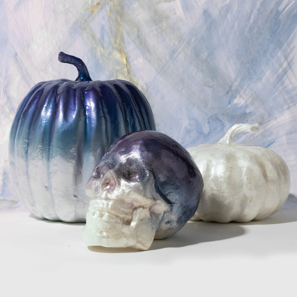 Small Capiz Pumpkin, Pearl - The Well Appointed House 