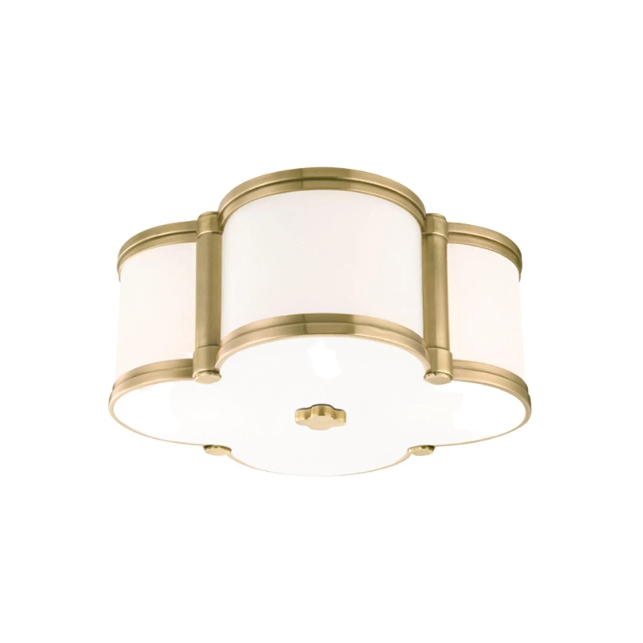 Quatrefoil flush mount online light