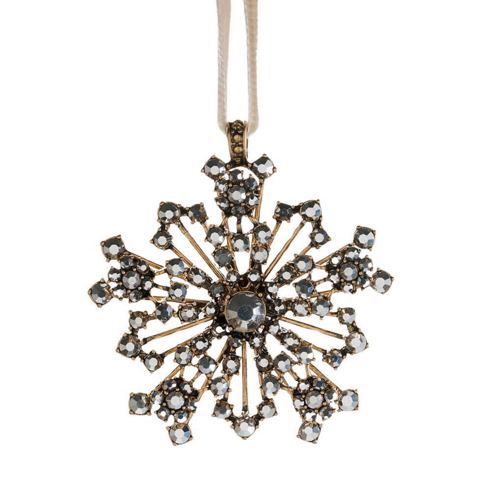 Sparkle Snowflake Ornament - The Well Appointed House