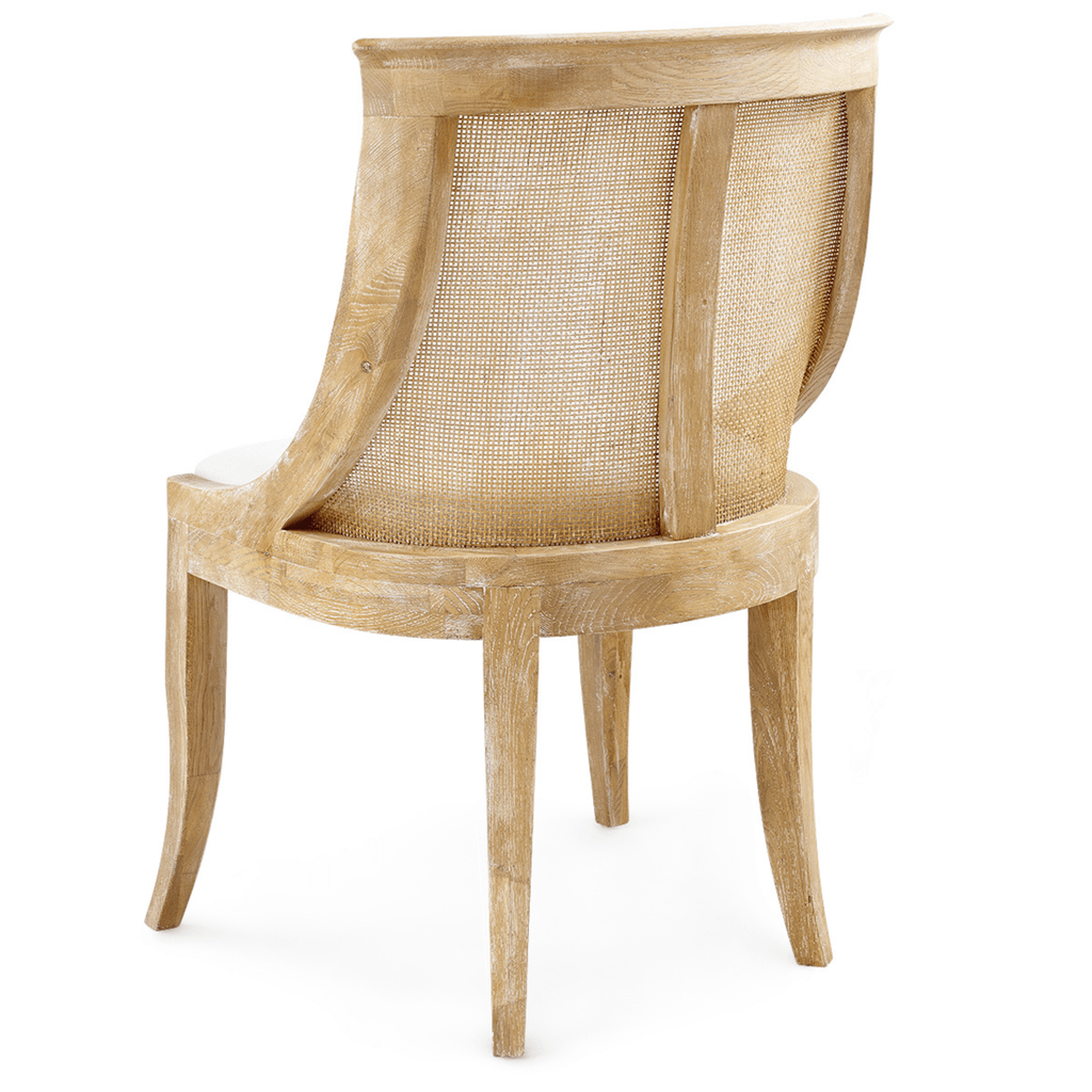 Solid Oak Caned Monaco Armchair in Natural Finish - Dining Chairs - The Well Appointed House