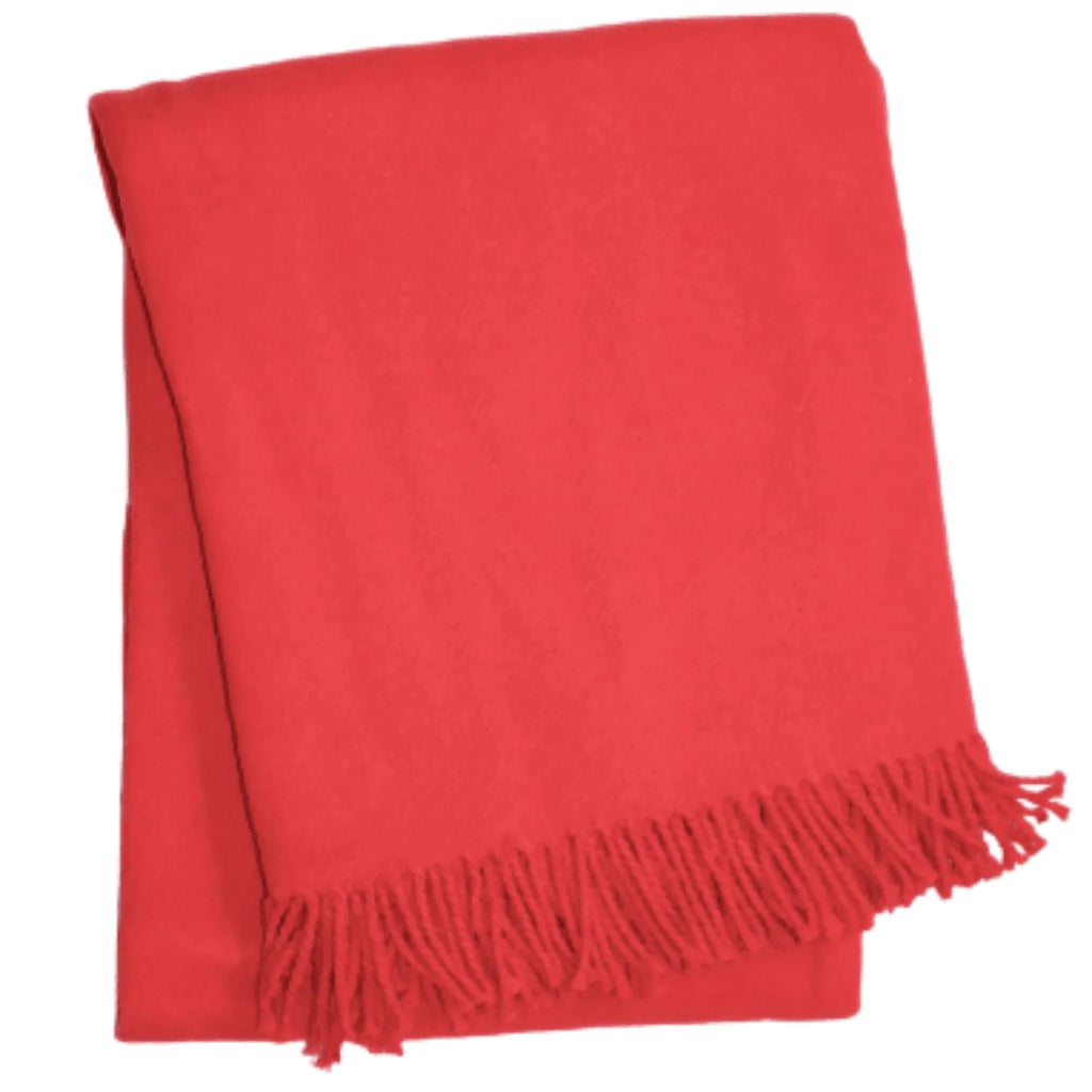 Solid Plush Throw - Can be Monogrammed - Throw Blankets - The Well Appointed House