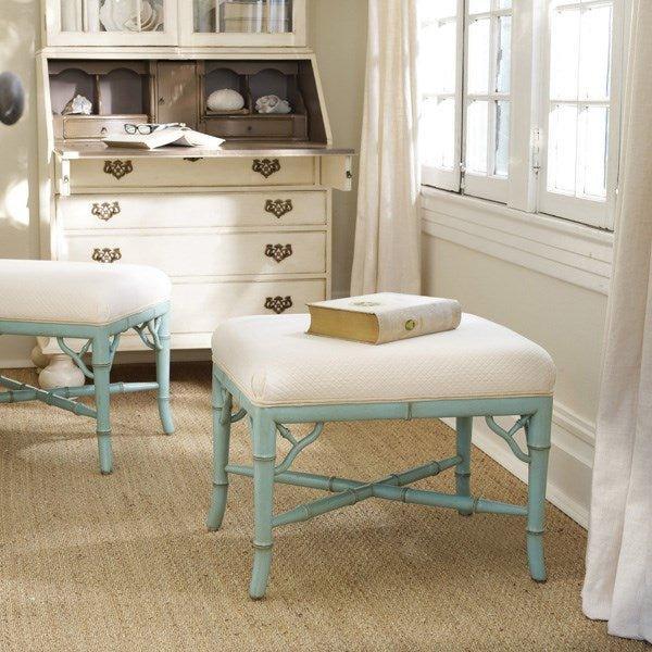 Somerset Bay Ponte Vedra Single Bench - Available in a Variety of Finishes - Ottomans, Benches & Stools - The Well Appointed House