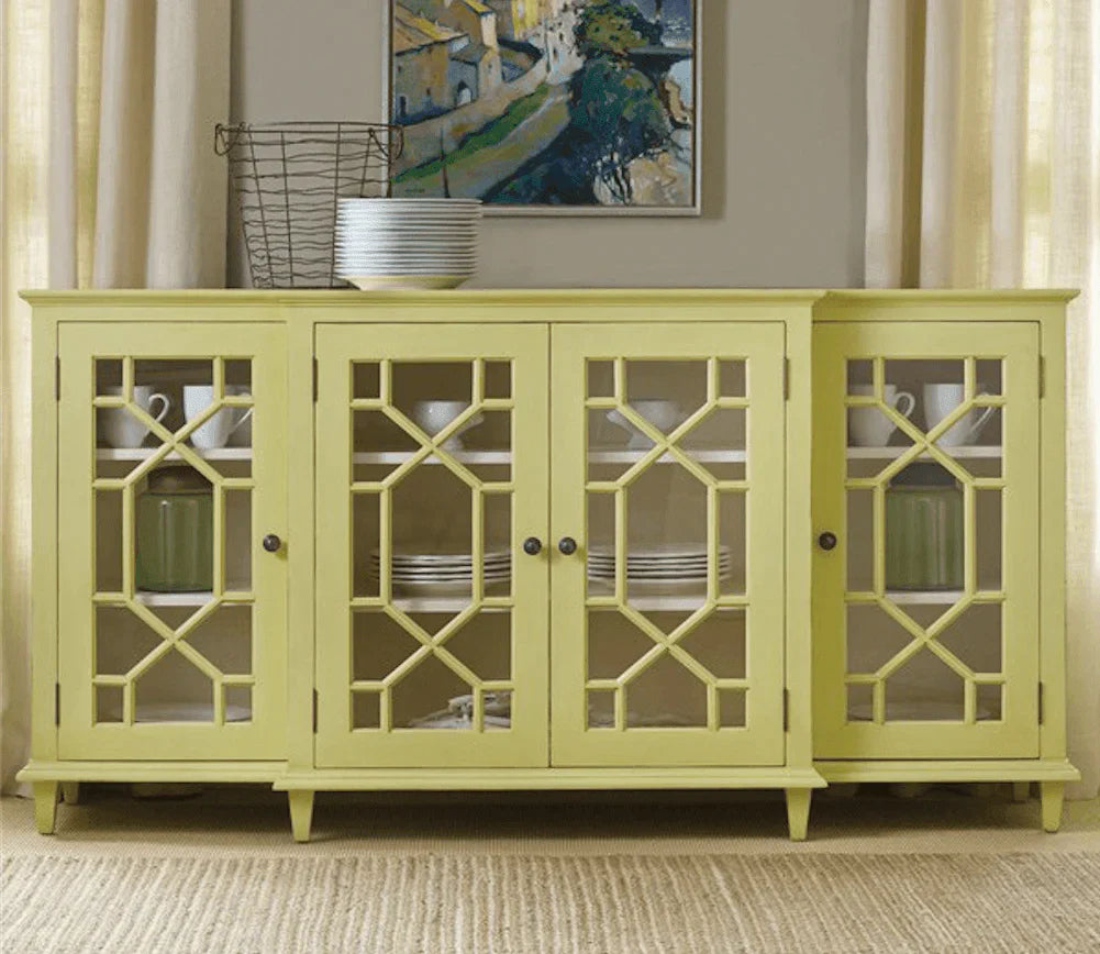 Somerset Bay Portland Sideboard with Glass Doors - Available in a Variety of Finishes - Nightstands & Chests - The Well Appointed House