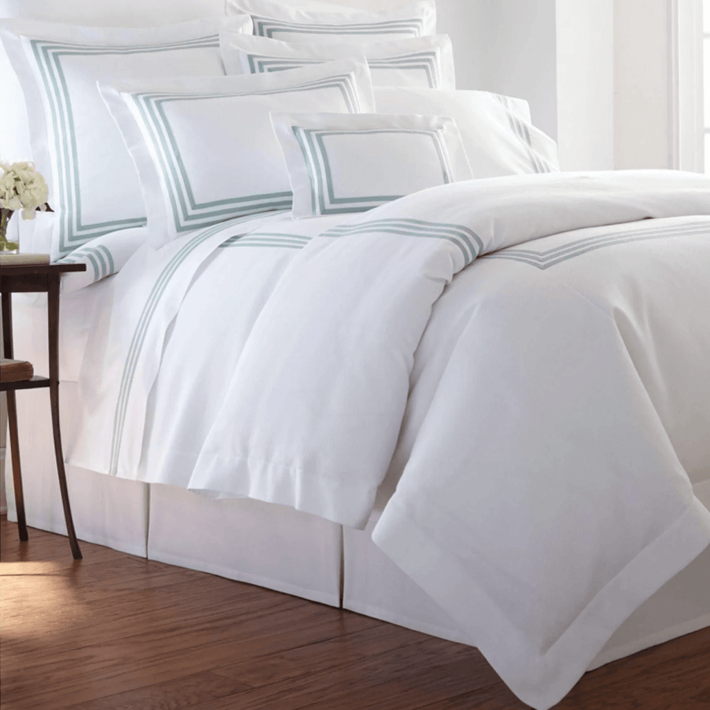 Somerset Harlow Luxe Triple Band Tape Duvet Cover - Duvet Covers - The Well Appointed House