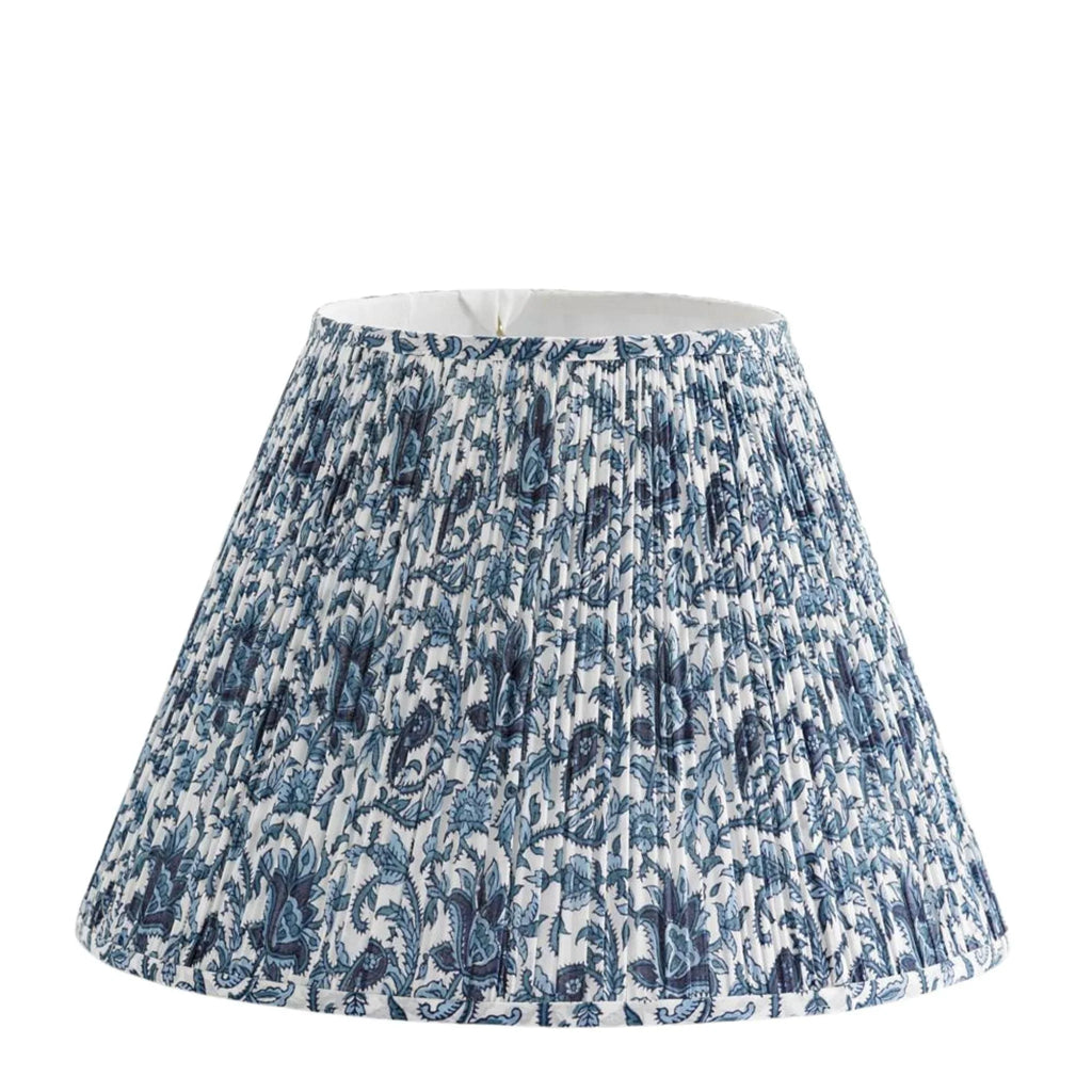 Southern Blues Blue & White Fabric Lampshade - Lamp Shades - The Well Appointed House