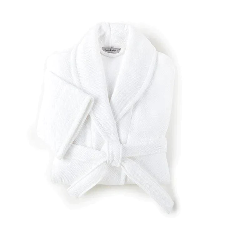 Spa Bathrobe in White - Robes & Pajamas - The Well Appointed House