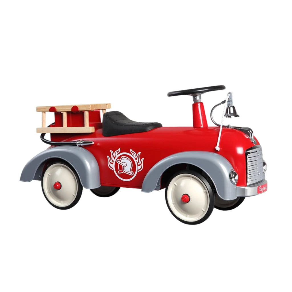 Speedster Fireman Red Ride On Fire Truck - Little Loves Pedal Cars Bikes & Tricycles - The Well Appointed House