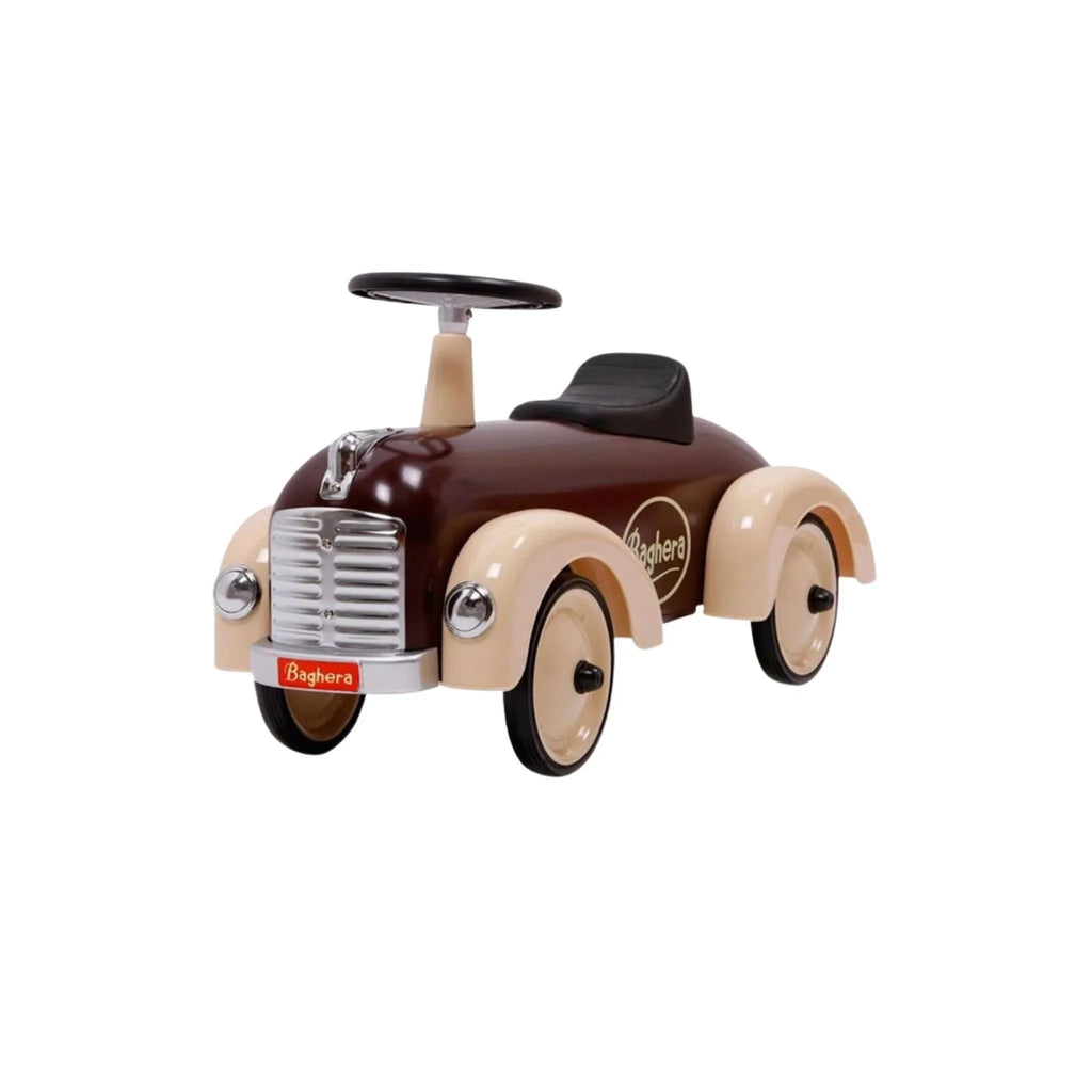 Speedster Ride on Car in Chocolate - Little Loves Pedal Cars Bikes & Tricycles - The Well Appointed House