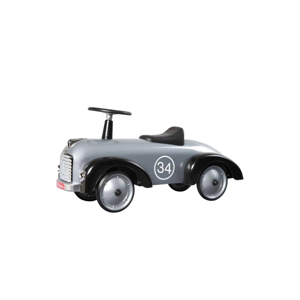 Speedster Ride on Car in Silver - Little Loves Pedal Cars Bikes & Tricycles - The Well Appointed House