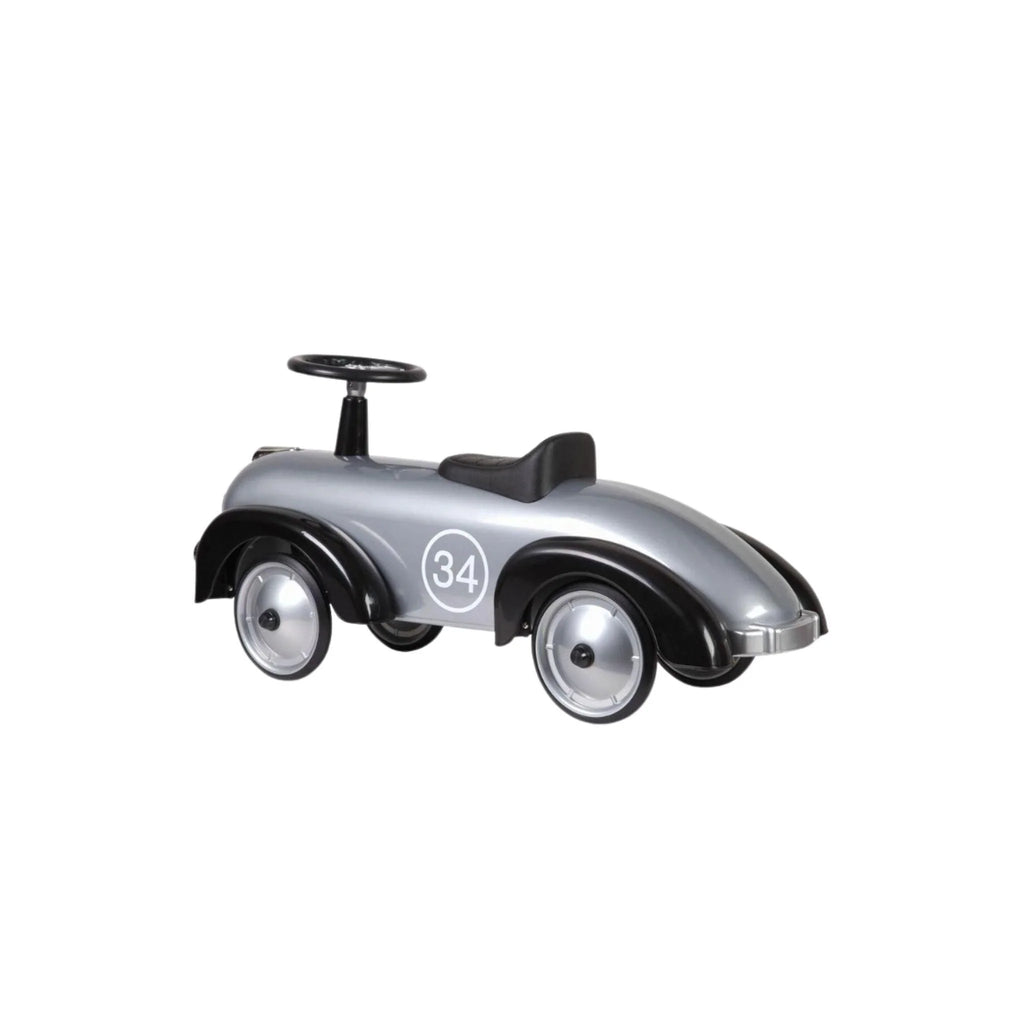 Speedster Ride on Car in Silver - Little Loves Pedal Cars Bikes & Tricycles - The Well Appointed House
