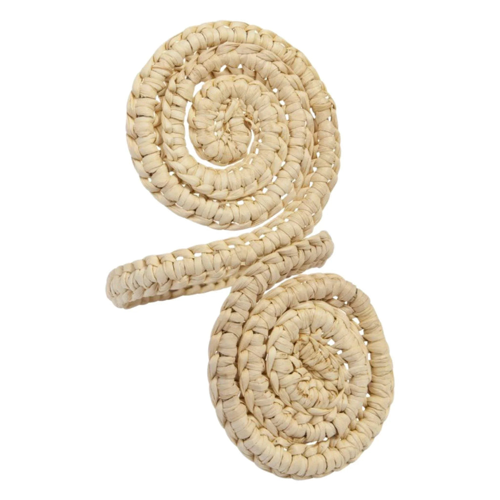 Spiral Napkin Rings in Woven Palm Leaves - Napkin Rings - The Well Appointed House
