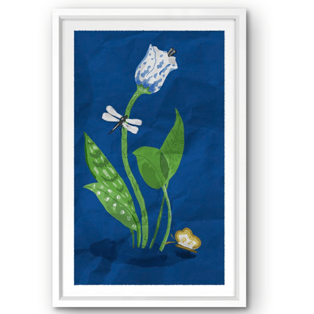 Spotted Tulip 2 Framed Wall Art - Paintings - The Well Appointed House