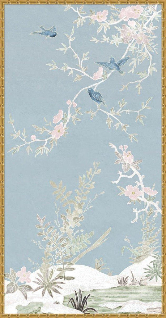 Spring Haven Chinoiserie 3 Framed Wall Art - Paintings - The Well Appointed House