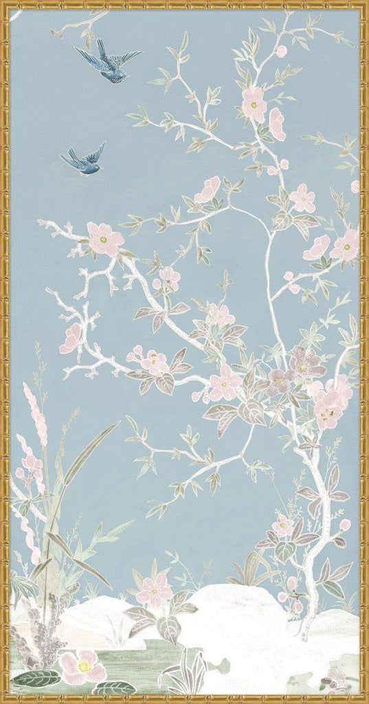 Spring Haven Chinoiserie 4 Framed Wall Art - Paintings - The Well Appointed House