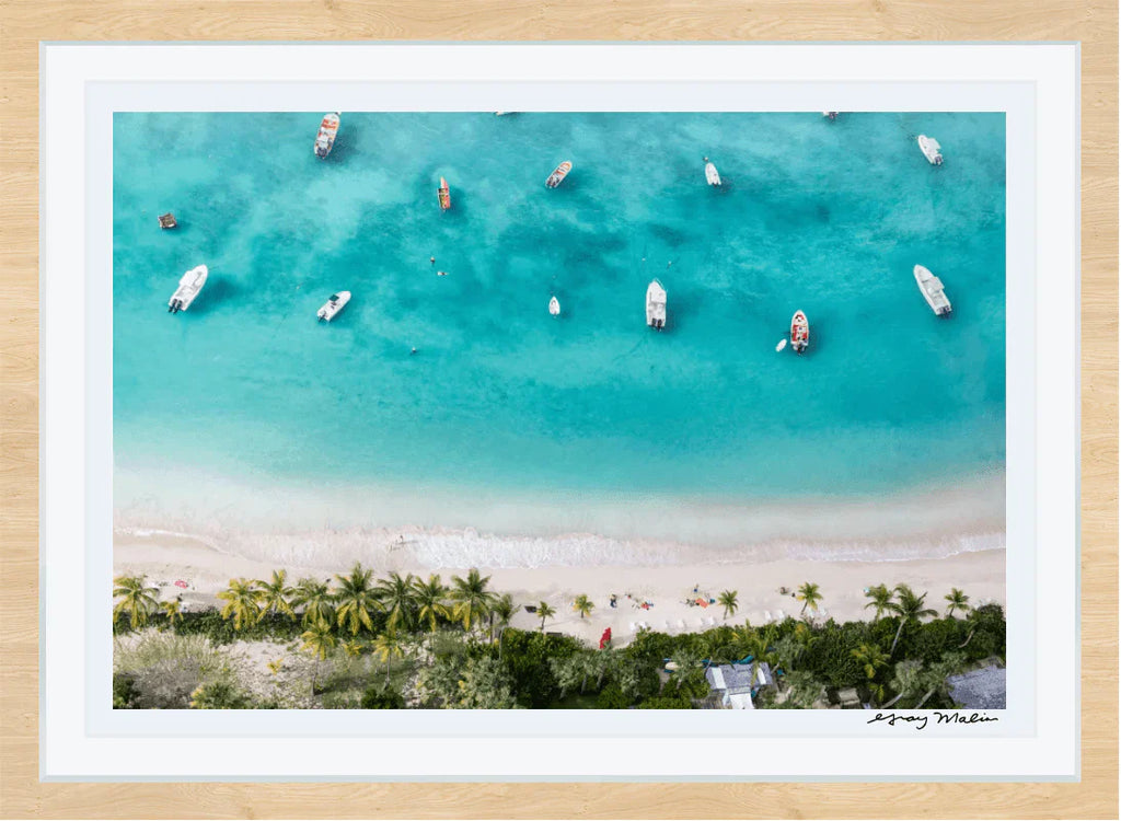 St. Jean Bay, St. Barths Print by Gray Malin - Photography - The Well Appointed House