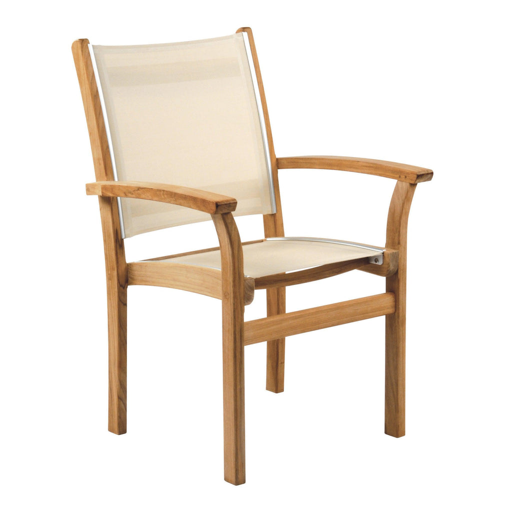 St. Tropez Outdoor Dining Stacking Armchair - Outdoor Dining Tables & Chairs - The Well Appointed House