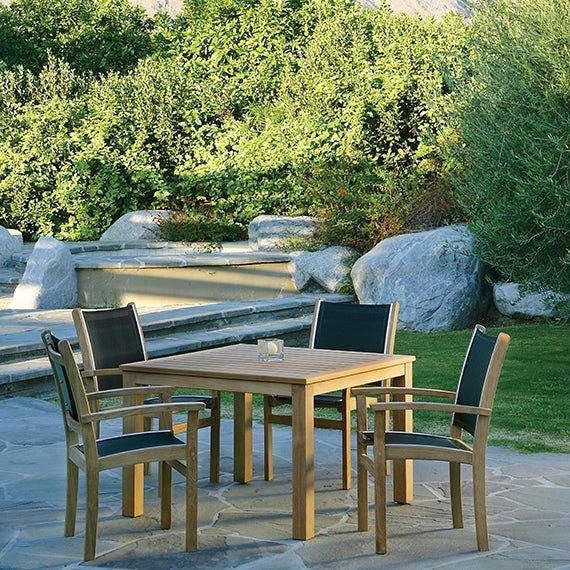 St. Tropez Outdoor Dining Stacking Armchair - Outdoor Dining Tables & Chairs - The Well Appointed House