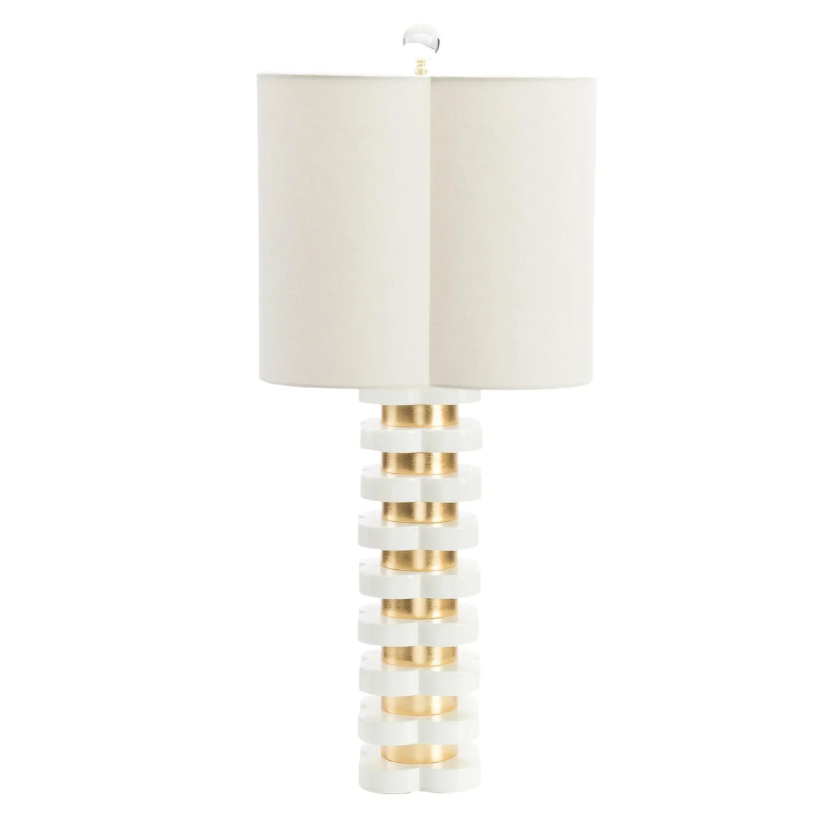 Stacked Quatrefoil Table Lamp The Well Appointed House