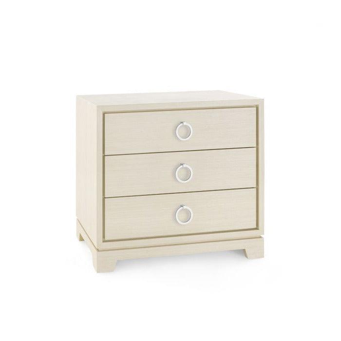 Stanford 3-Drawer Side Table in Blanched Oak - Side & Accent Tables - The Well Appointed House