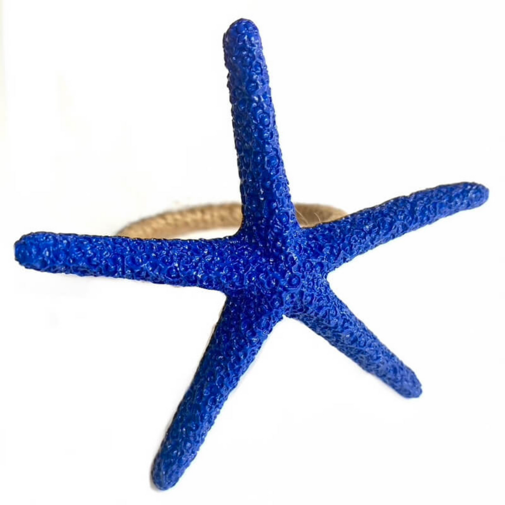 Set of 4 Starfish Napkin Rings - The Well Appointed House