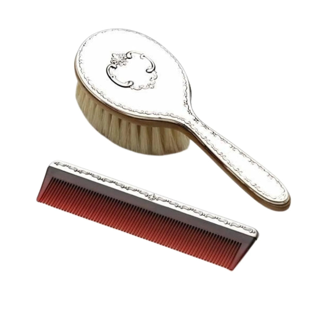 Sterling Silver Children's Chantilly Brush and Comb Set - Baby Gifts - The Well Appointed House