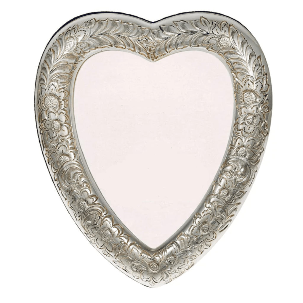 Sterling Silver Victorian Heart Picture Frame - Picture Frames - The Well Appointed House