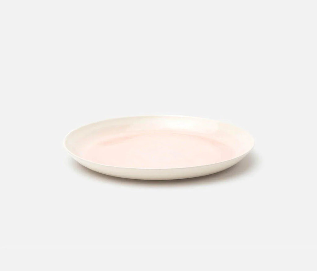 Stoneware Dinner Plates in Vintage Rose and Cream - Dinnerware - The Well Appointed House