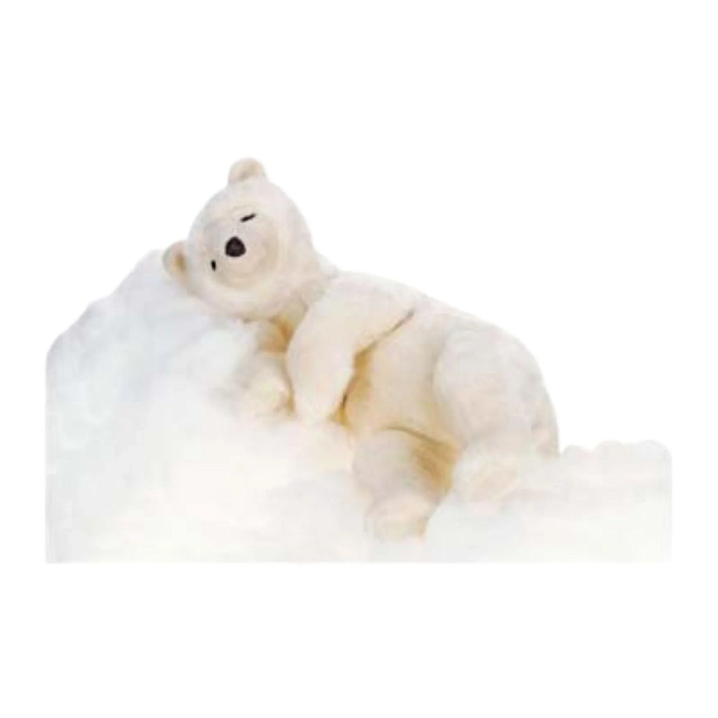 Stuffed Cream Sleeping Bear - Little Loves Stuffed Toys - The Well Appointed House
