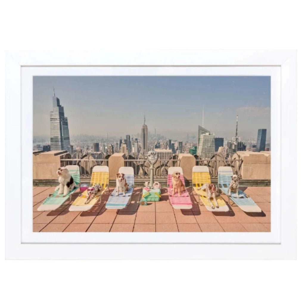 Sunbathers, Top of The Rock Mini Framed Print by Gray Malin - Photography - The Well Appointed House