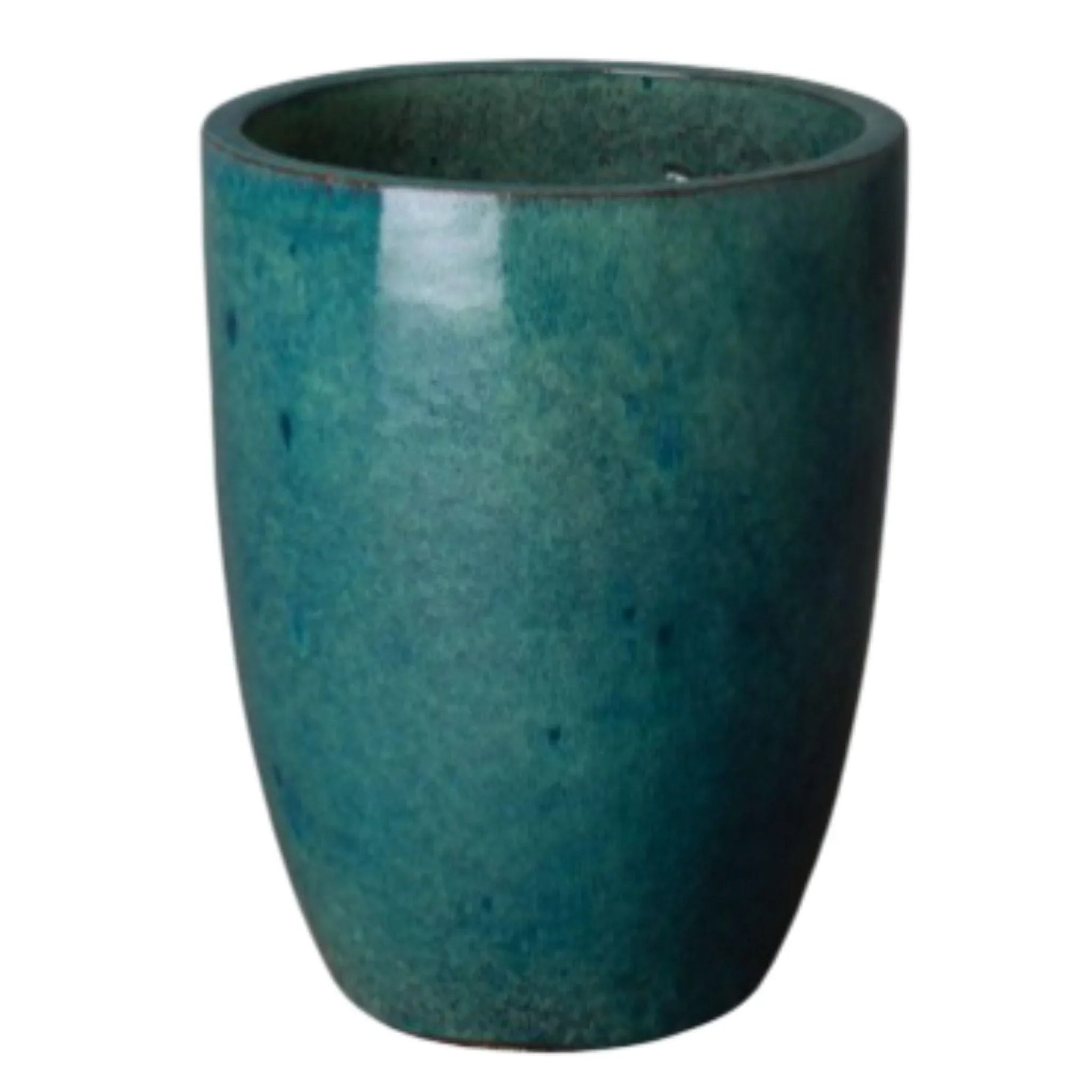 tall ceramic outdoor plant pots Emissary 24" Tall Ceramic Planter