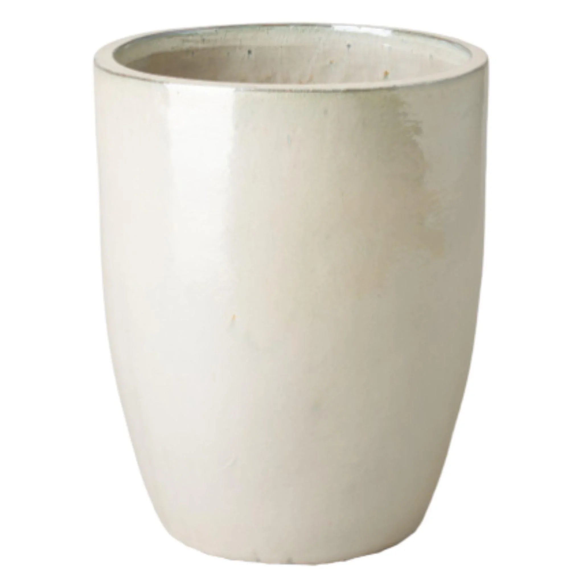 tall plant pot white Emissary 24" Tall Ceramic Planter