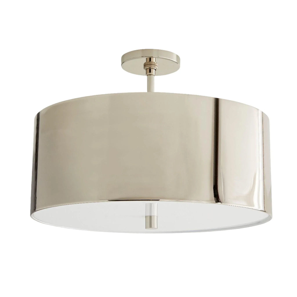 Tarbell Semi-Flash Pendant - Chandeliers & Pendants - The Well Appointed House