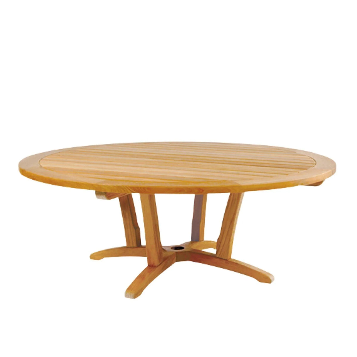 Chatt Table Teak Outdoor Round Chat Table – The Well Appointed House