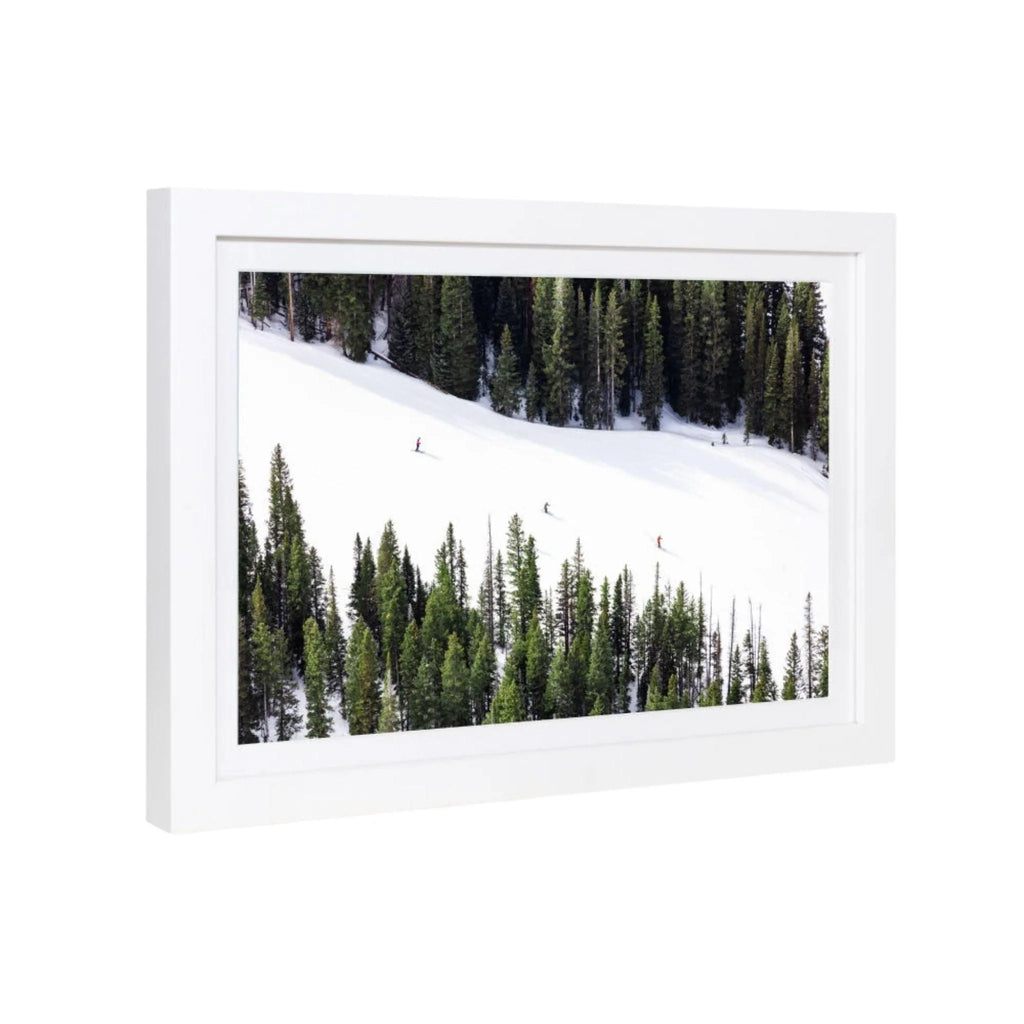 Three Skiers, Aspen Mini Framed Print by Gray Malin - Photography - The Well Appointed House