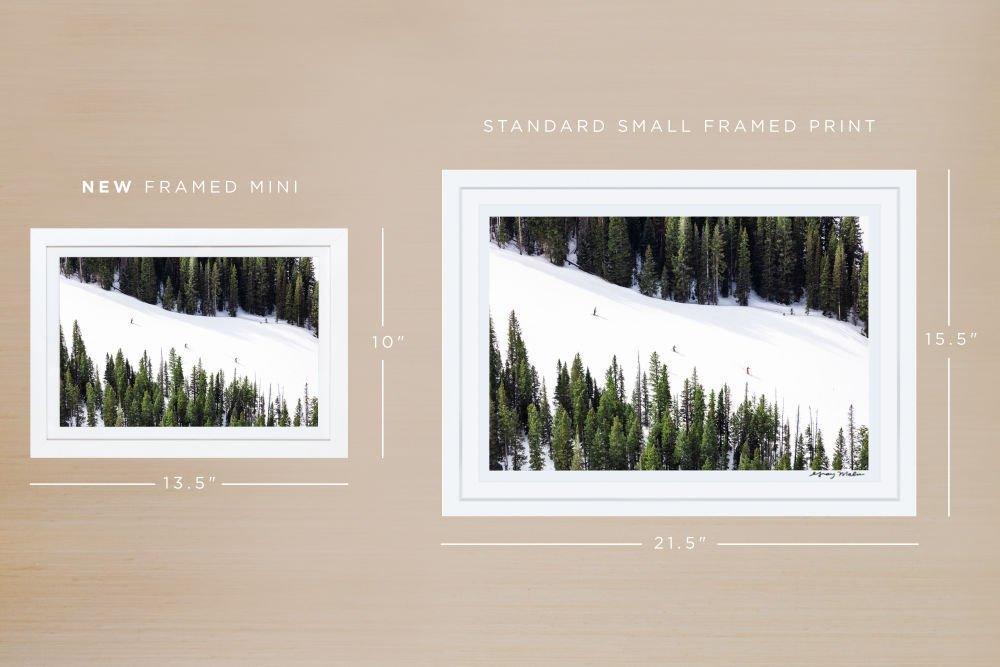 Three Skiers, Aspen Mini Framed Print by Gray Malin - Photography - The Well Appointed House