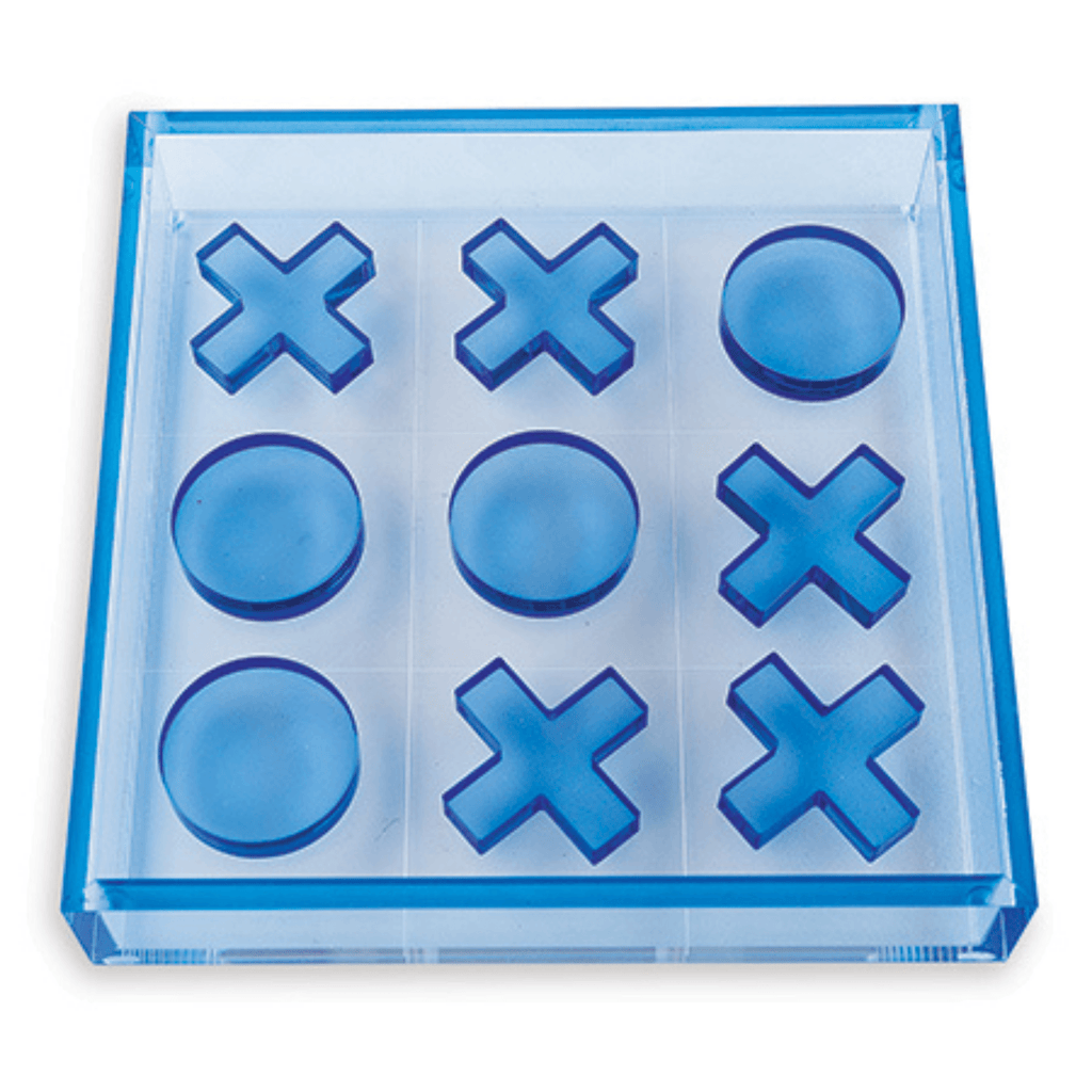 Tic-Tac-Toe Blue Game Set - Games & Recreation - The Well Appointed House