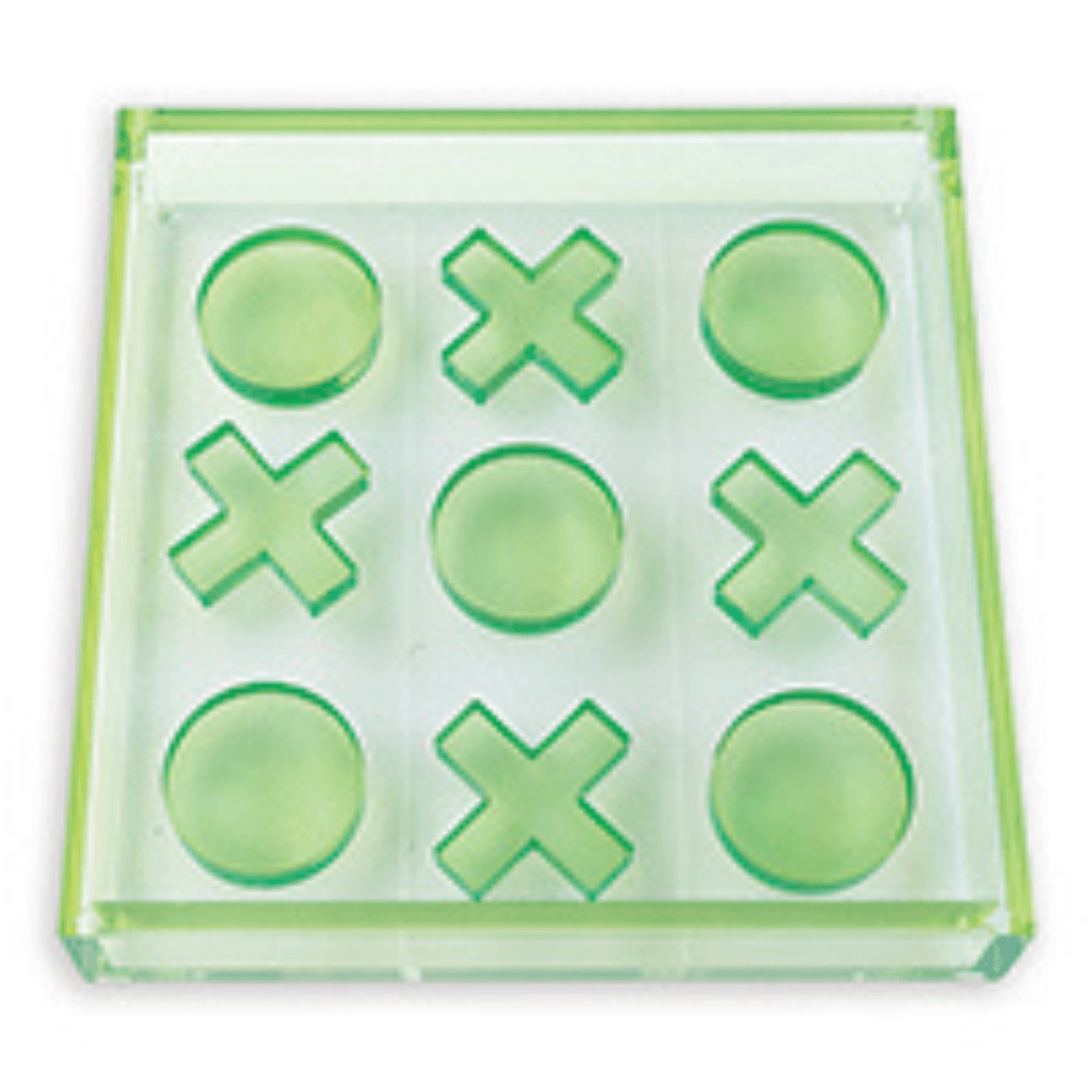 Tic-Tac-Toe Green Game Set - Games & Recreation - The Well Appointed House