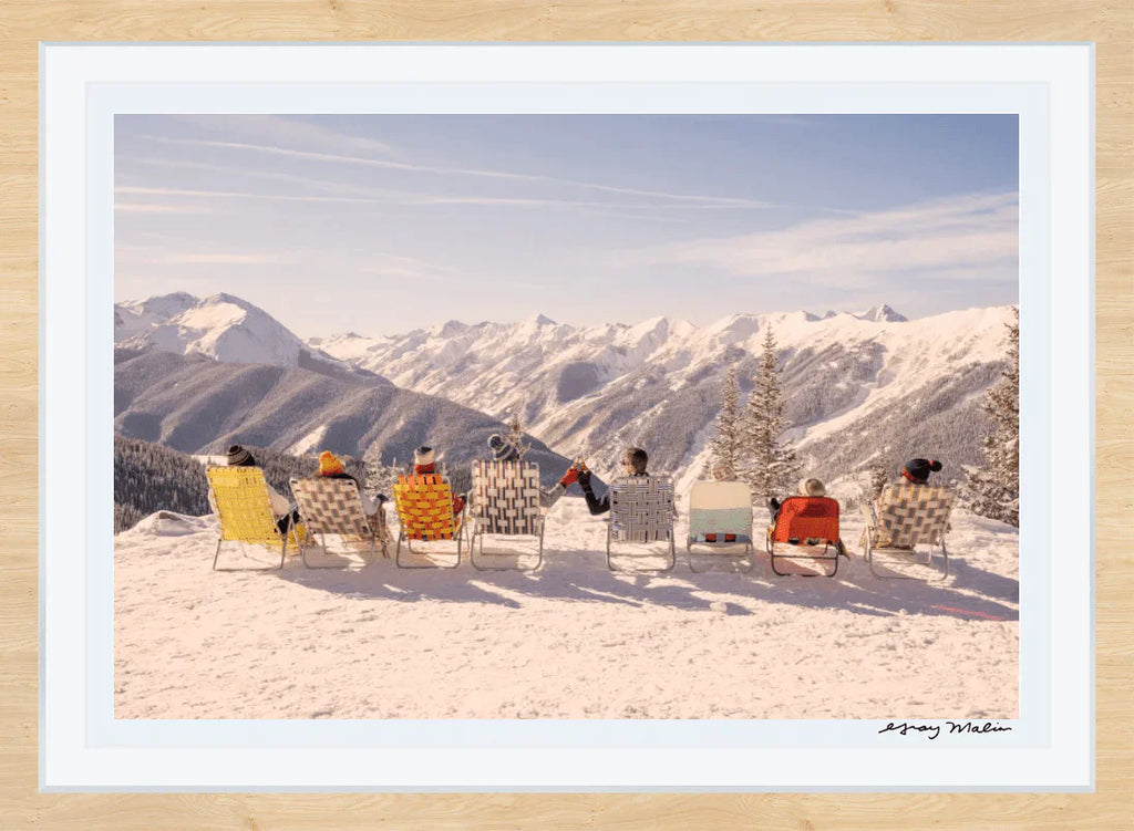 Top of Aspen Mountain Sun Loungers Print by Gray Malin - Photography - The Well Appointed House