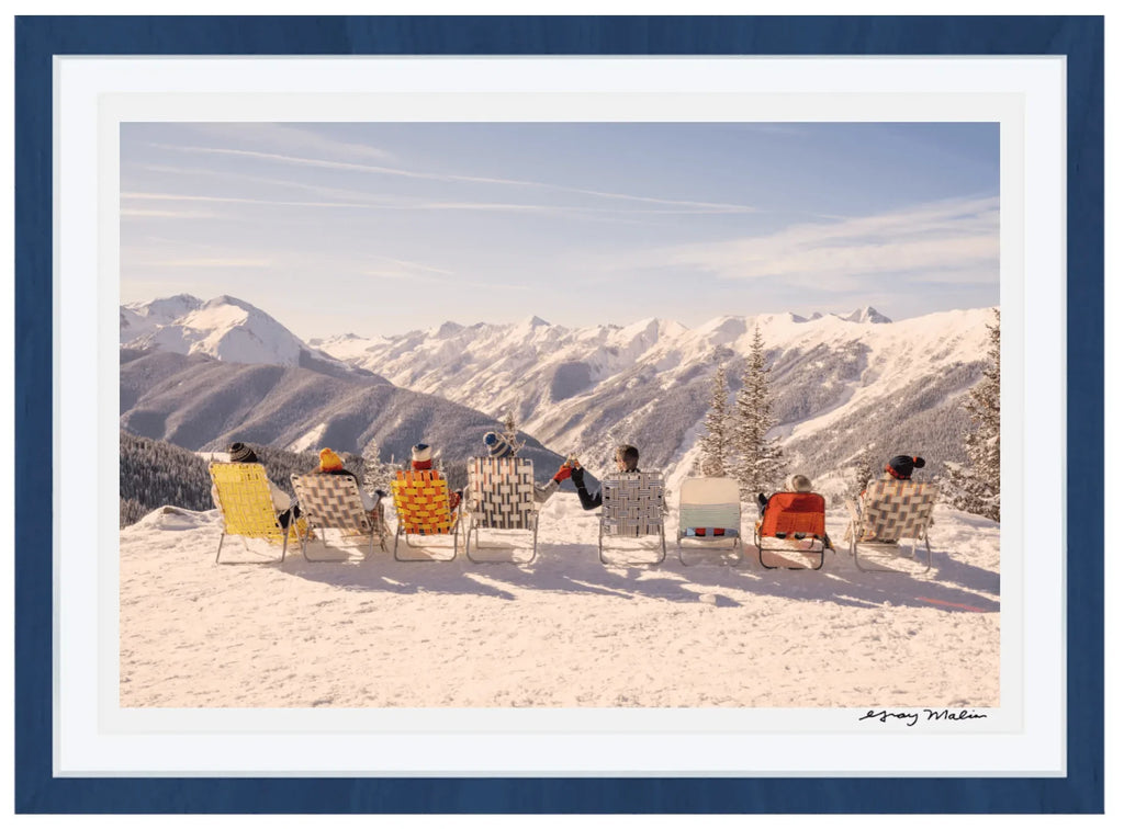 Top of Aspen Mountain Sun Loungers Print by Gray Malin - Photography - The Well Appointed House