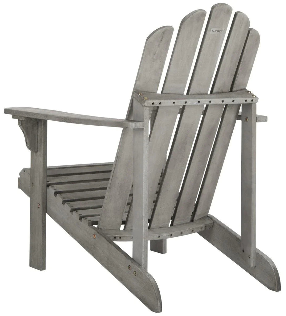 Traditional Adirondack Chair in Grey Wash - Outdoor Chairs & Chaises - The Well Appointed House