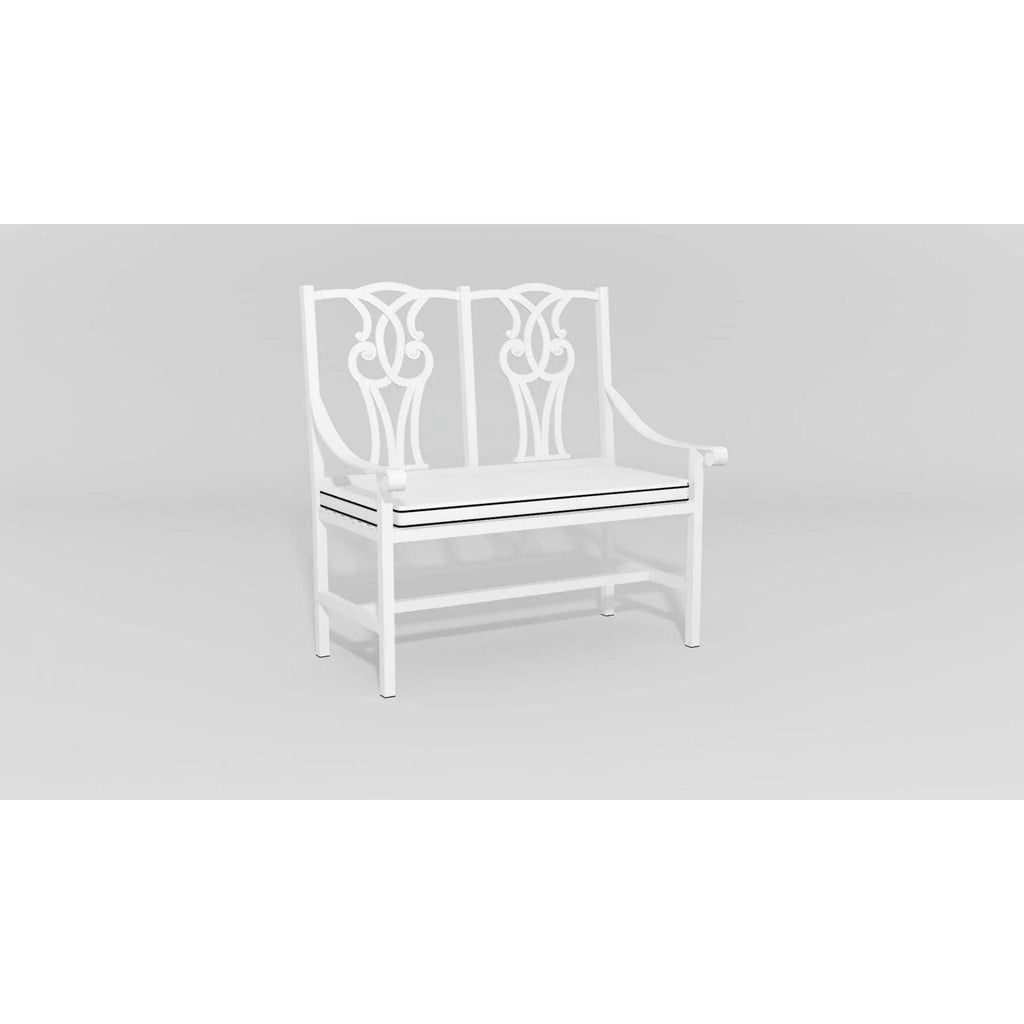 Traditional English Garden Settee - Garden Stools & Benches - The Well Appointed House
