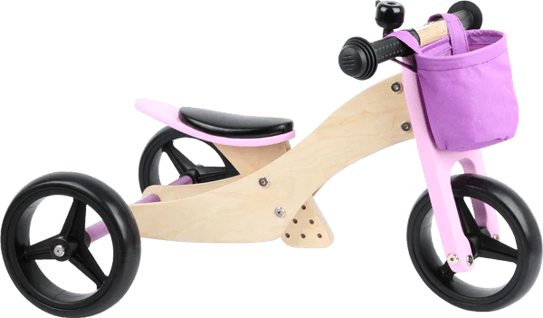 Training Bike-Trike 2-in-1 Pink - Little Loves Pedal Cars Bikes & Tricycles - The Well Appointed House
