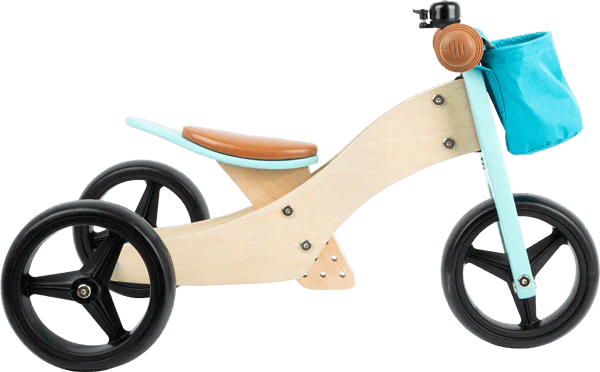 Training Bike-Trike 2-in-1 Turquoise - Little Loves Pedal Cars Bikes & Tricycles - The Well Appointed House