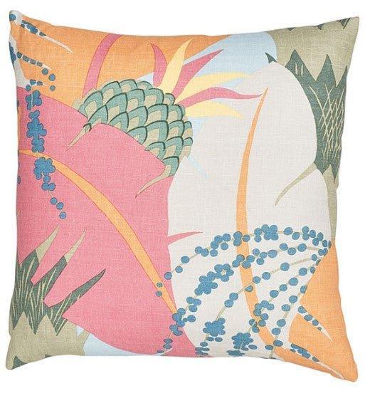 Tropical Landscape 18" Linen Throw Pillow - Pillows - The Well Appointed House
