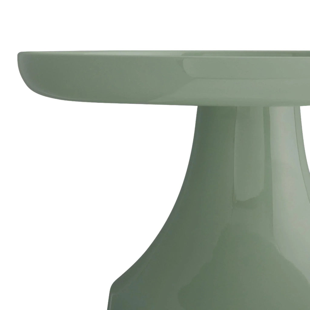 Turin Green Lacquered End Table - Side & Accent Tables - The Well Appointed House