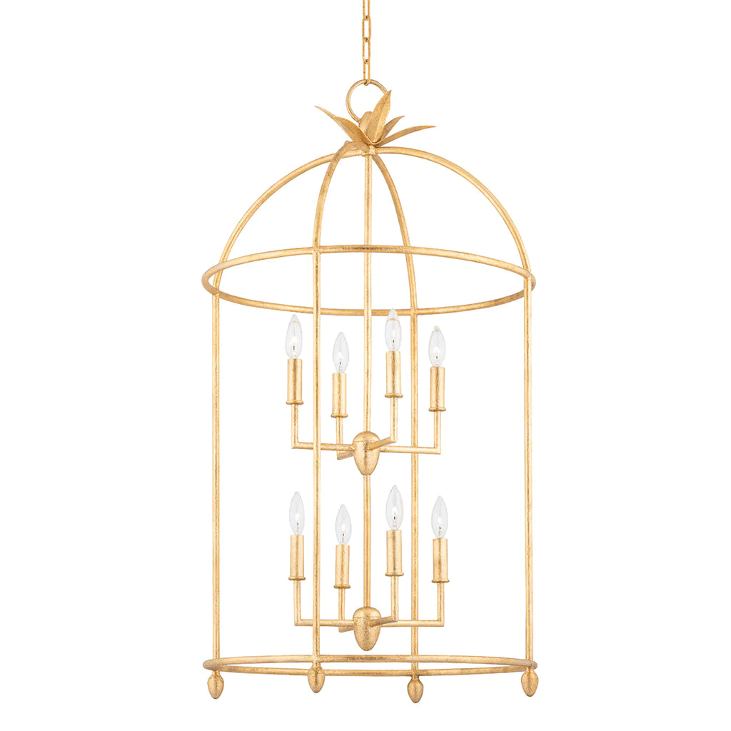 Two Tier Brooks Lantern Chandelier - Chandeliers & Pendants - The Well Appointed House