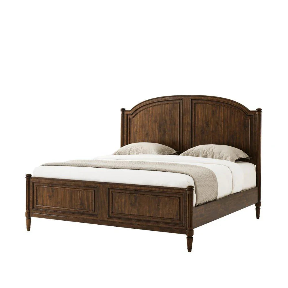 Vale Knotty Walnut Four Poster King Bed - Beds & Headboards - The Well Appointed House