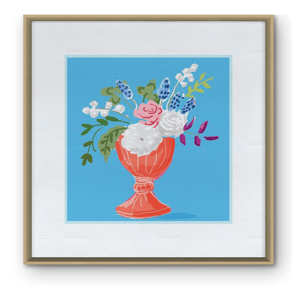 Vase 1 Framed Wall Art - Paintings - The Well Appointed House