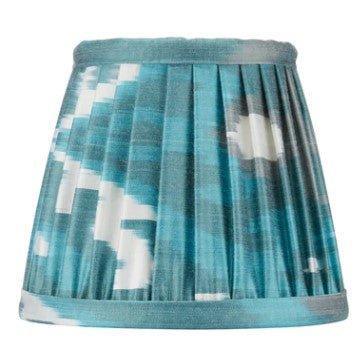 Verdigris & Jade Ikat Wall Light Lamp Shade - Available in Multiple Sizes - Lamp Shades - The Well Appointed House