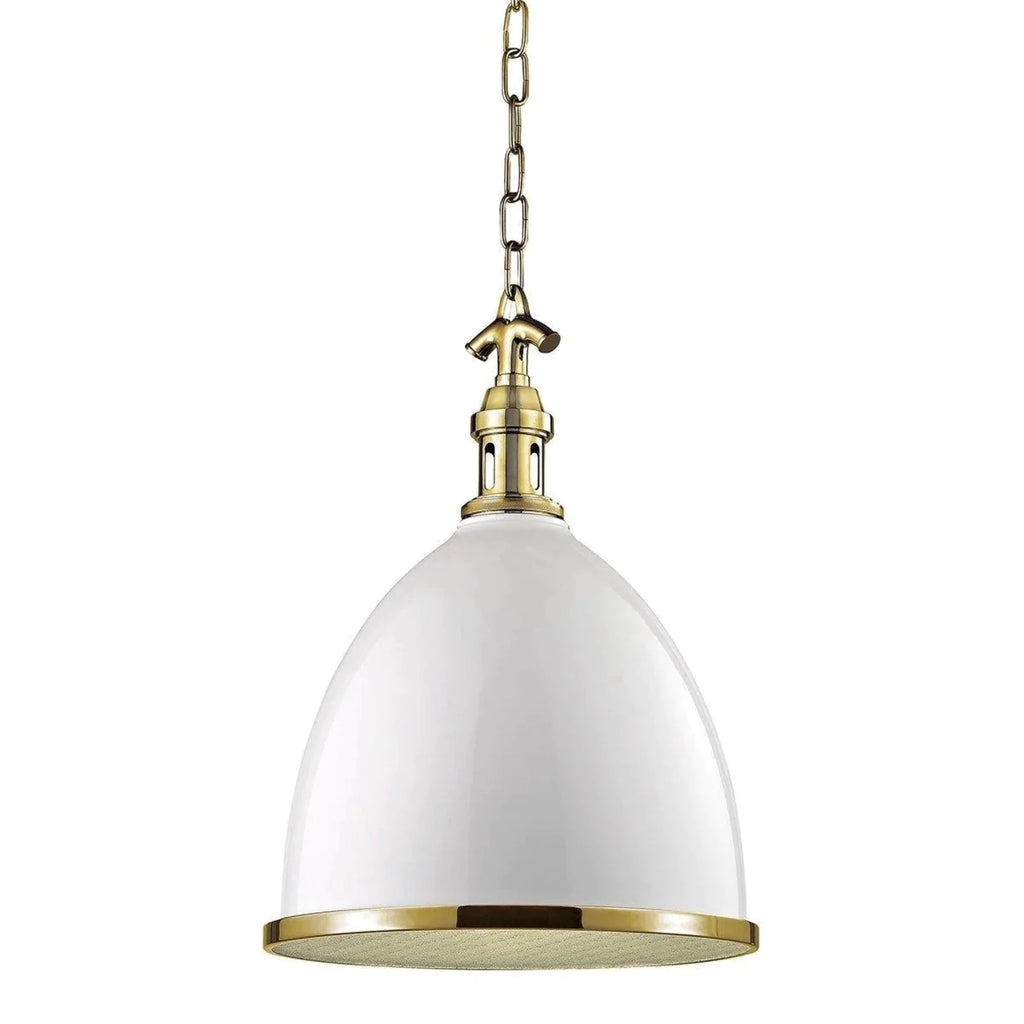 Viceroy One Light Hanging Dome Pendant - Available in Four Finishes - Chandeliers & Pendants - The Well Appointed House